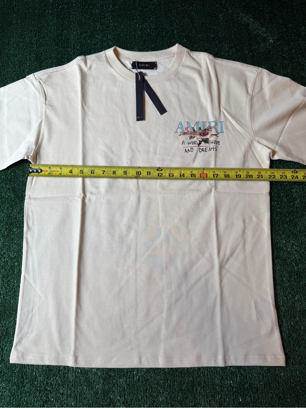 Cream Short-Sleeve Graphic Logo Tee - Picture 5 of 9